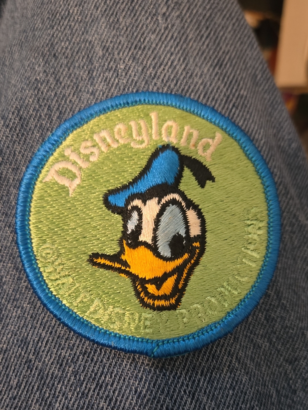 Disney Donald Duck Patch - Blue, Green & Yellow